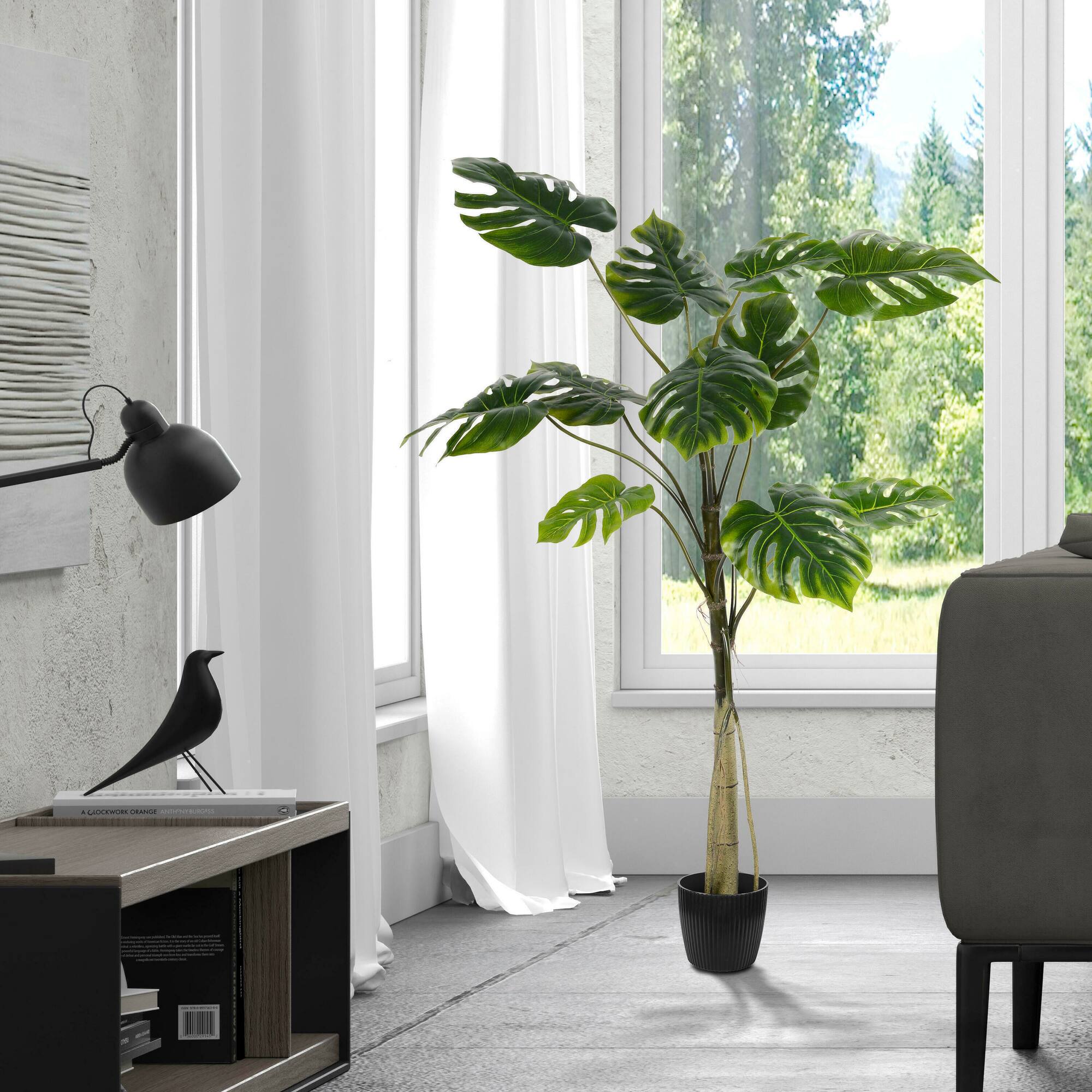 4.5ft. Potted Grand Split Philodendron Tree